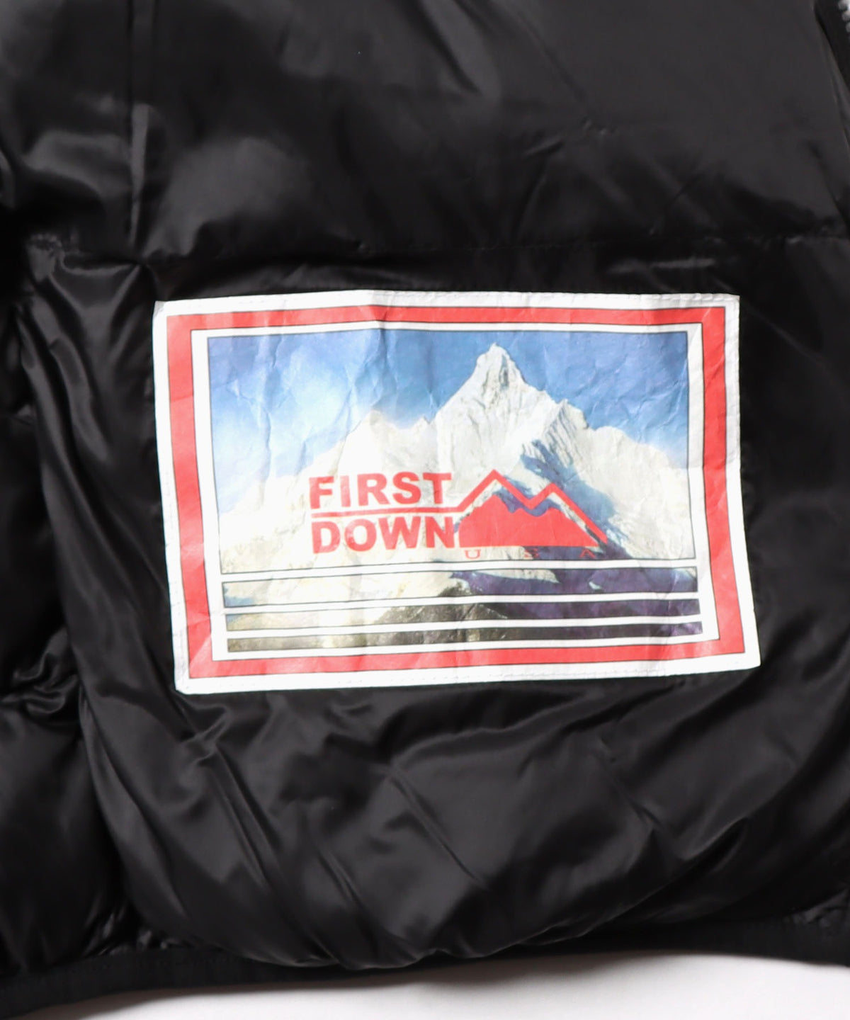 First Down/ファーストダウン DOWN VEST NYLON TAFFETA First Down