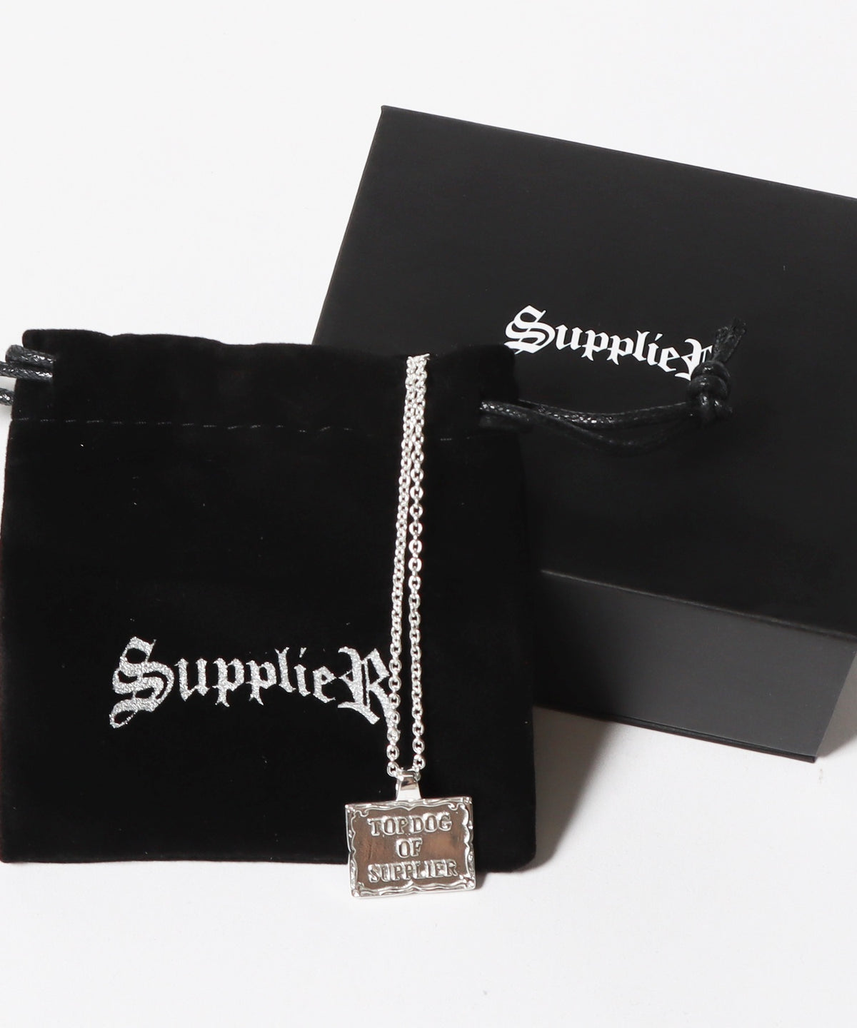 SUPPLIER/サプライヤー Metal Plate Necklace SUPPLIER 。 注目の製品